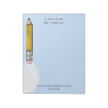 Cute Teacher Gifts Notepad at Zazzle