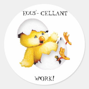 Cute Teacher Holiday Classic Round Sticker