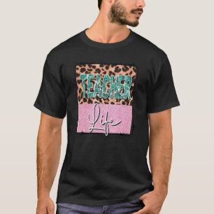 Cute Teacher Mom Motif For Women Who Loves Teacher T-Shirt