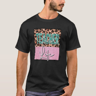 Cute Teacher Mom Motif For Women Who Loves Teacher T-Shirt