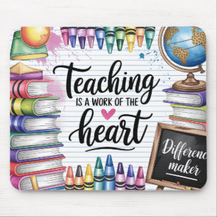Cute Teacher Mouse Pad
