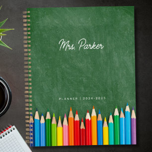 Cute Teacher Personalized Lesson Planner