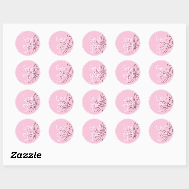 Cute Teacher Reward Motivational for student 3 Cm  Classic Round Sticker (Sheet)
