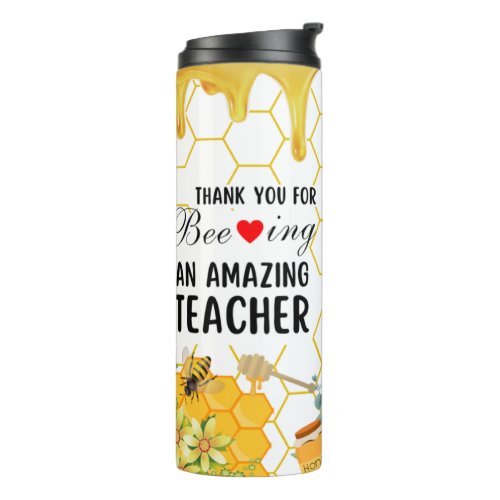 Cute TeacherThank You Thermal Tumbler