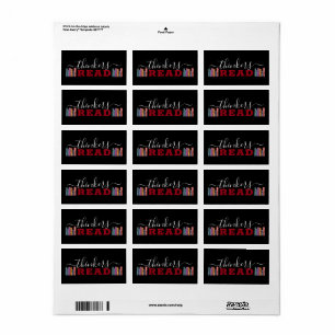 Cute Teacher Thinkers Read Books Chalkboard Label