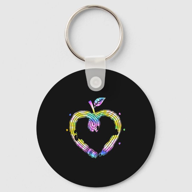 Cute Teacher's Aide Shirt Appreciation Day Gift He Keychain (Front)