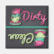 Cute Teacups Dirty or Clean Dishwasher Magnet