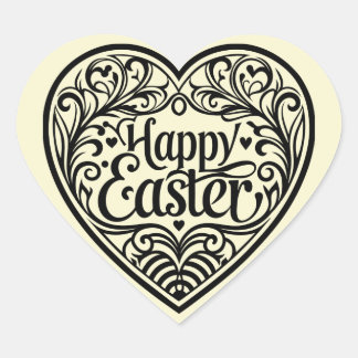 Cute teal bunny happy Easter stickers