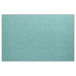 Cute Teal Turquoise Green Faux Jute Fabric Pattern