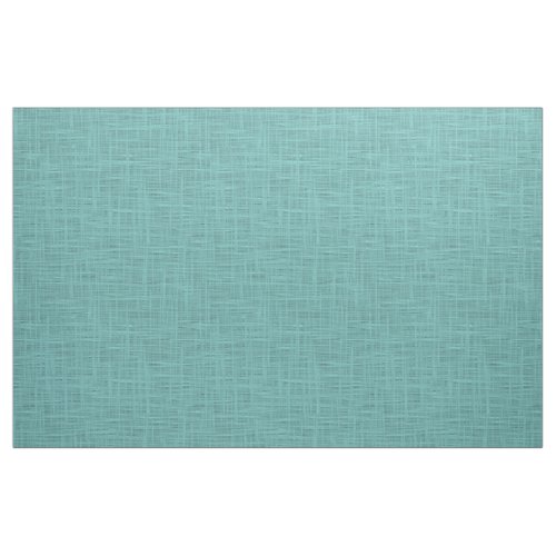 Cute Teal Turquoise Green Faux Jute Fabric Pattern