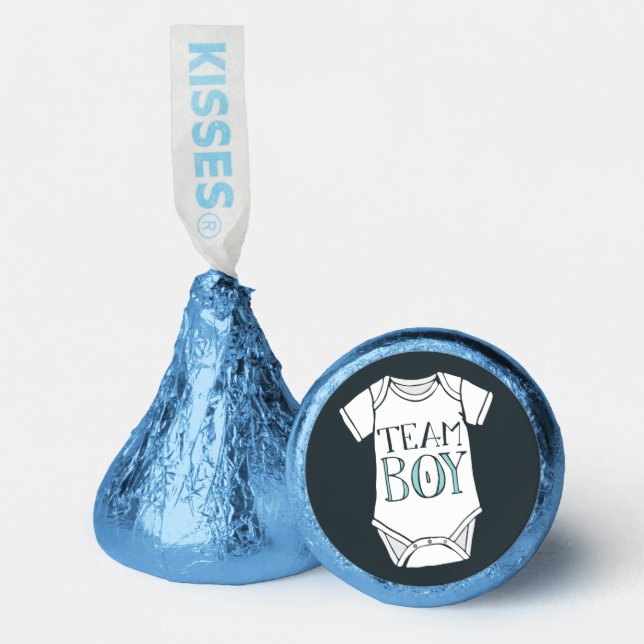 Cute Team Boy Gender Reveal  Hershey®'s Kisses® (Front)