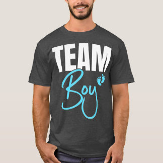 Cute Team Boy gender reveal party Idea for dad T-Shirt