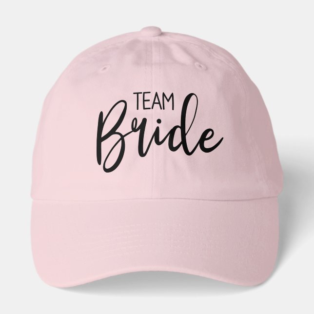 Cute Team Bride word art  Hat (Front)