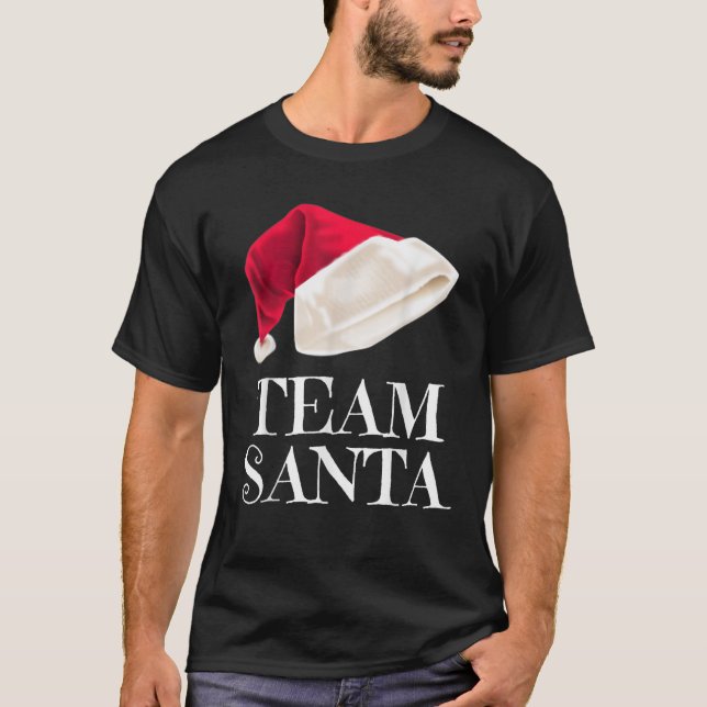 Cute Team Santa Shirt Perfect Team Santa Tee (Front)