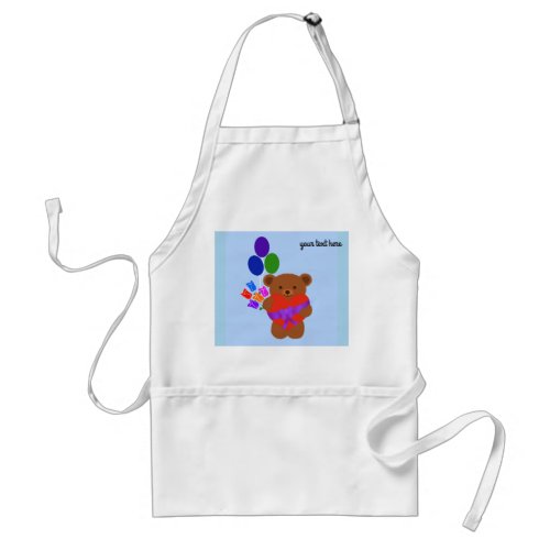 Cute Teddy Bear 3 Apron