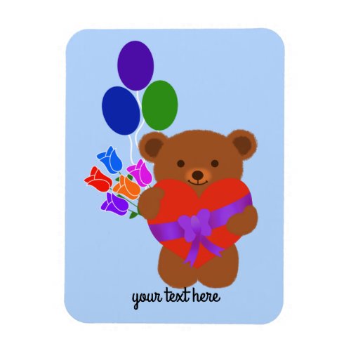 Cute Teddy Bear 3 Magnet