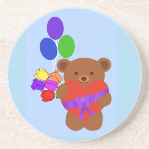 Cute Teddy Bear 4 Coaster