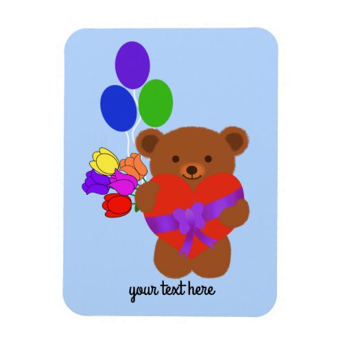 Cute Teddy Bear 4 Magnet