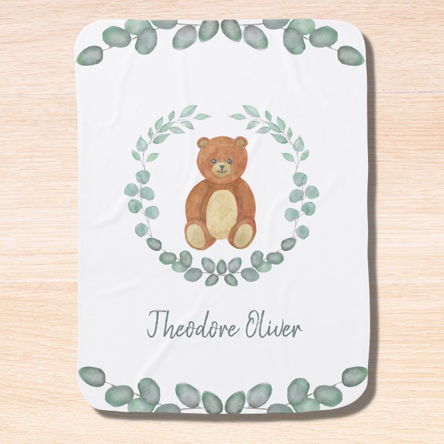  Cute Teddy Bear Baby Blanket (Creator Uploaded)