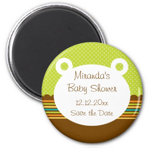 Cute Teddy Bear Baby Shower Magnet