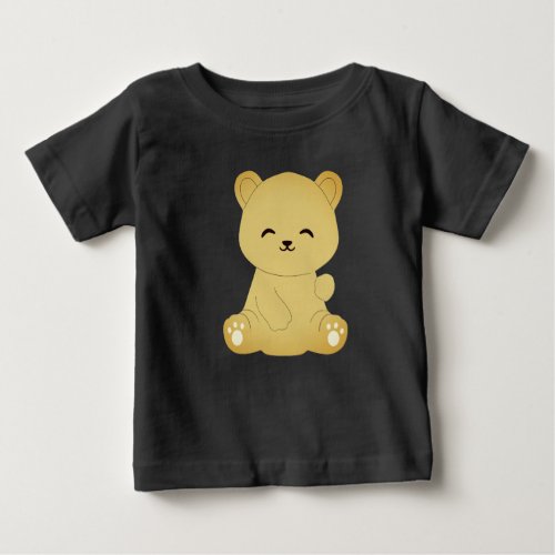 Cute Teddy Bear Baby T_Shirt