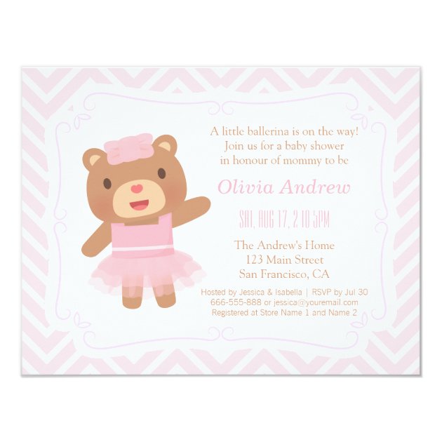 pink ballerina teddy bear