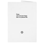 Cute Teddy Bear Birthday (Back)