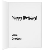 Cute Teddy Bear Birthday Cards (Inside (Right))