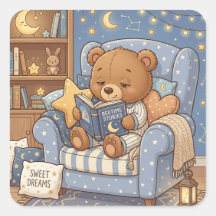 Cute Teddy Bear Book Lover