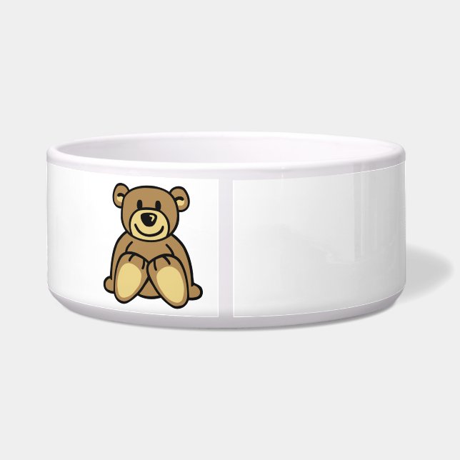 Cute teddy bear bowl (Back)