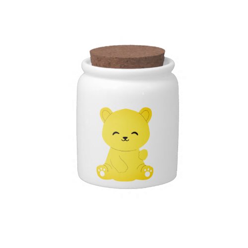 Cute Teddy Bear  Candy Jar