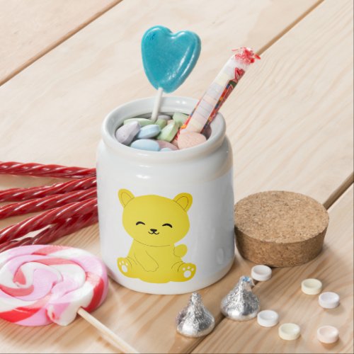 Cute Teddy Bear  Candy Jar