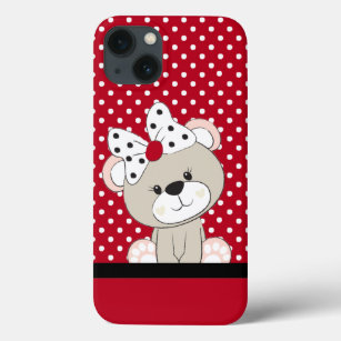 cute teddy bear iPhone 13 case