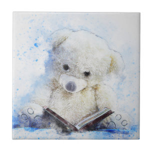 Cute Teddy Bear Ceramic Tile