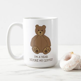 Cute Teddy Bear Coffee Mug