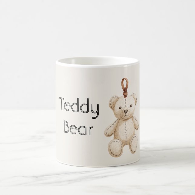 Cute Teddy Bear Coffee Mug (Center)