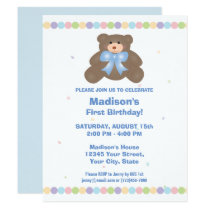 teddy bear first birthday