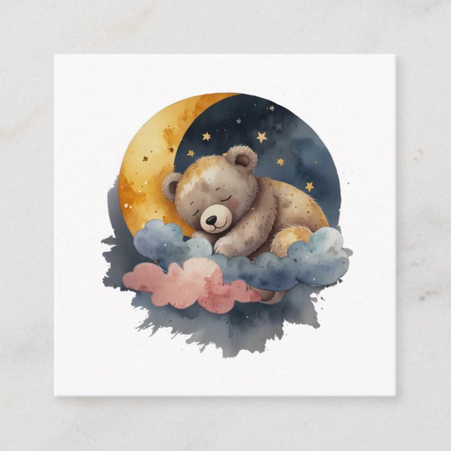 Cute Teddy Bear Enclosure Card (Front)