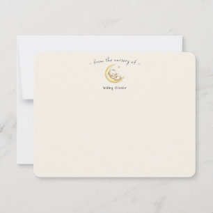 Cute Teddy Bear Gender Neutral Baby Shower Thank You Card