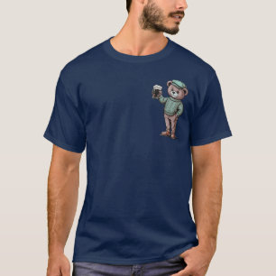 Cute Teddy Bear Holding Beer T-Shirt
