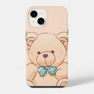 Cute Teddy Bear iPhone Case - Pastel Kawaii Phone