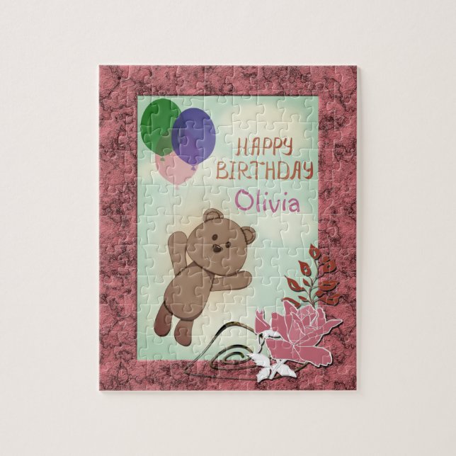 Cute, Teddy Bear Jigsaw Puzzle (Vertical)