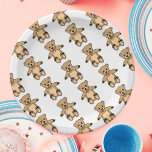 Cute Teddy Bear Kids Birtday Paper Plates<br><div class="desc">Teddy bear birthday party paper plates. These cute brown teddy bears are perfect for children`s birthday party.</div>