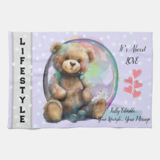 Cute Teddy Bear  Kitchen Towel