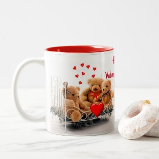 Cute Teddy Bear Love/Valentine's Day Mug