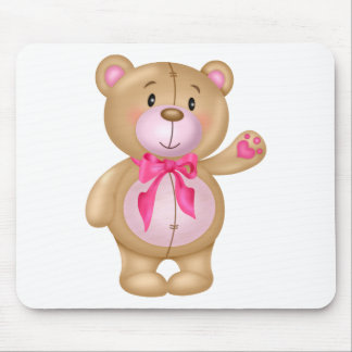 Cute Teddy Bear Mouse Pad