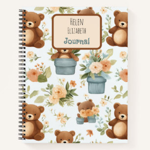 Cute Teddy Bear Notebook