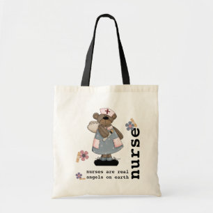Cute Teddy Bear Nurse Appreciation Gift  Tote Bag
