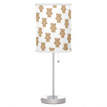 Cute Teddy Bear Pattern Table Lamp