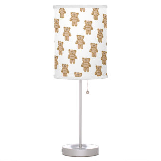 Cute Teddy Bear Pattern Table Lamp
